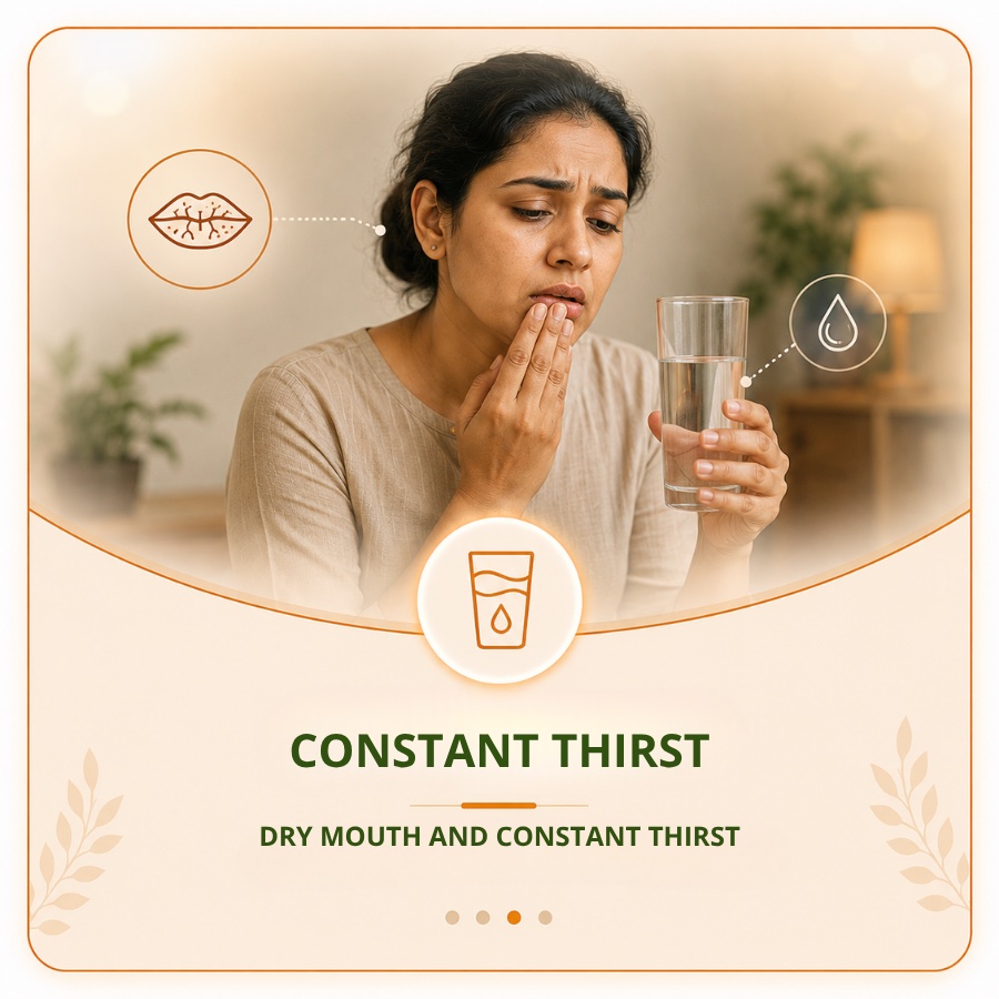 Frequent urination and thirst